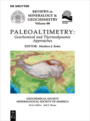 cover image of Paleoaltimetry